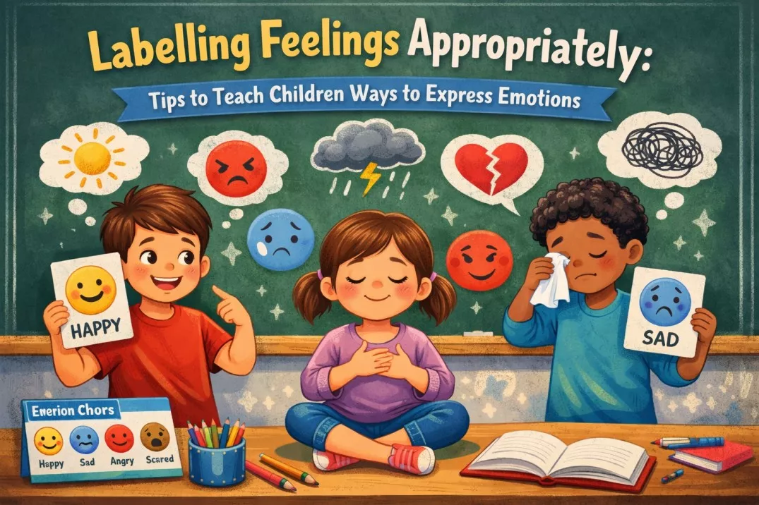 Labelling Feelings Appropriately Tips to Teach Children Ways to Express Emotions